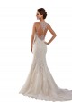 Lace Sweetheart Sleeveless Chapel Train Bridal Gown Essex
