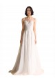 Tulle Illusion Neck Sleeveless Chapel Train Wedding Dress Essex