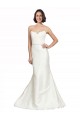 Satin & Lace Sweetheart Sleeveless Ivory Chapel Train Bridal Dress Essex