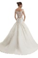 Tulle & Lace Off the Shoulder Sleeveless Sweep Train Wedding Dress Essex