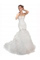Tulle Sweetheart Sleeveless White Chapel Train Wedding Dress Essex