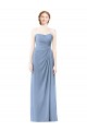 Chiffon Strapless Sleeveless Long Formal Dresses / Bridesmaid Dresses Essex