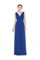 Soft Chiffon V-Neck Sleeveless Long Bridesmaid Gowns Essex