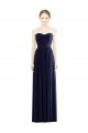 Soft Chiffon Sweetheart Sleeveless Long Formal Evening Gown / Bridesmaid Dress Essex