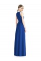 Chiffon Halter Neck Sleeveless Long Bridesmaid Dress / Evening Dress Essex