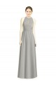 Chiffon Halter Neck Sleeveless Long Bridesmaid Dress / Evening Dress Essex
