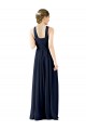 Chiffon V-Neck Sleeveless Princess Long Bridesmaid Gowns Essex