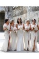 Soft Chiffon V-Neck Sleeveless Low Back Long Bridesmaid Dress Essex