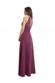 Chiffon Sweetheart Sleeveless Keyhole Back Long Bridesmaid Dress / Evening Gowns Essex