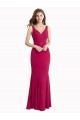 Soft Chiffon V-Neck Sleeveless V-Back Long Prom Dress / Bridesmaid Dress Essex