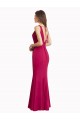 Soft Chiffon V-Neck Sleeveless V-Back Long Prom Dress / Bridesmaid Dress Essex
