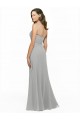 Chiffon Spaghetti Straps Sleeveless Long Bridesmaid Dress Essex