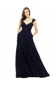 Chiffon Sweetheart Sleeveless Long Bridesmaid Gowns Essex