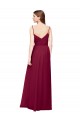 Soft Chiffon V-Neck Sleeveless Long Bridesmaid Dress / Formal Dress Essex