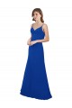 Soft Chiffon Sweetheart Sleeveless Low Back Long Evening Dress / Bridesmaid Dress Essex