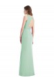 Chiffon V-Neck Sleeveless Open Back Long Bridesmaid Evening Dress Essex