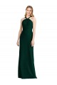 Soft Chiffon Halter Neck Sleeveless Trumpet Long Bridesmaid Dress Essex