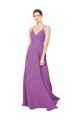 Soft Chiffon Sweetheart Sleeveless Open Back Dahlia Long Formal Dress / Bridesmaid Dress Essex