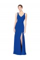 Chiffon Sweetheart Sleeveless Low Back Long Bridesmaid Evening Dress Essex