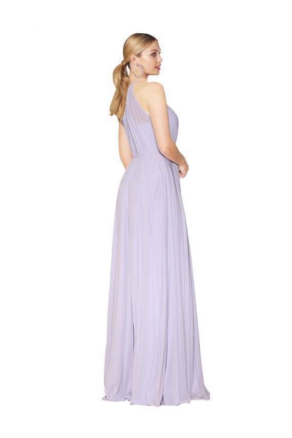 Soft Chiffon Halter Neck Sleeveless Long Formal Evening Gown / Prom Dress / Bridesmaid Dress Essex