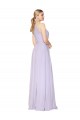 Soft Chiffon Halter Neck Sleeveless Long Formal Evening Gown / Prom Dress / Bridesmaid Dress Essex