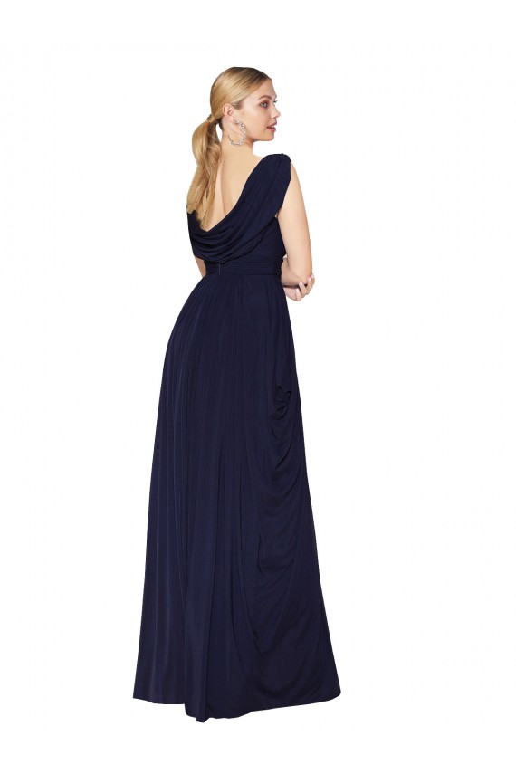Soft Chiffon V-Neck Sleeveless Long Formal Evening Gown / Prom Dress / Bridesmaid Dress Essex