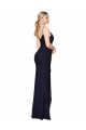Soft Chiffon Spaghetti Straps Sleeveless V-Back Long Bridesmaid Dress / Formal Dress Essex