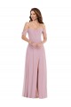 Soft Chiffon Sweetheart Sleeveless Long Black Tie Evening Gown / Bridesmaid Dress Essex