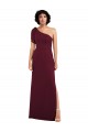 Soft Chiffon One Shoulder Sleeveless Long Formal Evening Gown / Bridesmaid Dress Essex