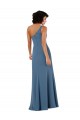Soft Chiffon One Shoulder Sleeveless Long Formal Evening Gown / Bridesmaid Dress Essex