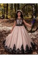 Satin & Lace Sweetheart Sleeveless Long Flower Girl Dress for Wedding Essex