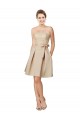 Satin & Lace Sweetheart Sleeveless Knee Length Bridesmaid Dress Essex
