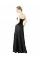 Lace Sweetheart Sleeveless Slate Grey Long Bridesmaid Dress Essex