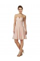Soft Chiffon & Lace Sweetheart Sleeveless Knee Length Bridesmaid Dress Essex