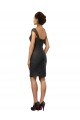 Soft Chiffon & Lace Off the Shoulder Sleeveless Knee Length Bridesmaid Dress Essex