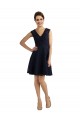 Lace V-Neck Sleeveless Knee Length Bridesmaid Dress / Evening Dress Essex