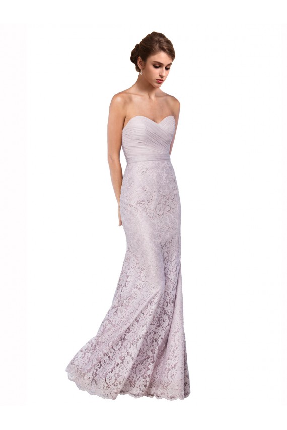 Lace Sweetheart Sleeveless Long Bridesmaid Dress / Evening Dress Essex