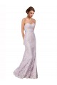 Lace Sweetheart Sleeveless Long Bridesmaid Dress / Evening Dress Essex