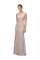 Lace Illusion Neck Sleeveless Long Bridesmaid Dress Essex