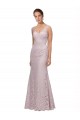 Lace V-Neck Sleeveless V-Back Long Formal Dress / Bridesmaid Dress Essex