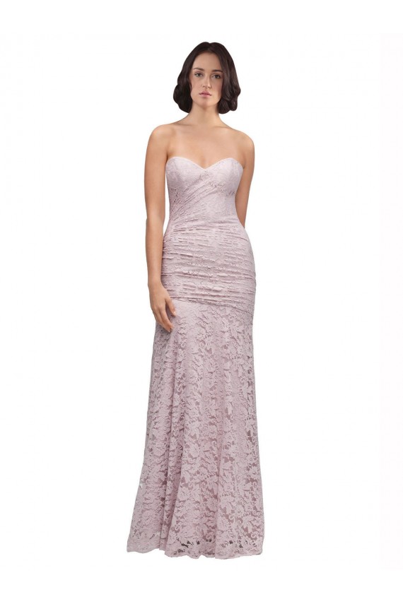 Lace Sweetheart Sleeveless Long Prom Dress / Bridesmaid Dress Essex