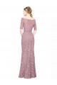 Lace Off the Shoulder Short Sleeves Long Prom Dress / Bridesmaid Dress Essex