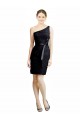 Lace One Shoulder Sleeveless Open Back Knee Length Bridesmaid Dress Essex
