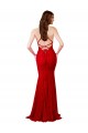 Lace V-Neck Sleeveless Open Back Long Formal Dress / Bridesmaid Dress Essex