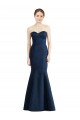 Satin Sweetheart Sleeveless Long Floor Length Bridesmaid Dress Essex
