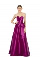 Satin V-Neck Sleeveless Long Prom Dress / Bridesmaid Dress Essex