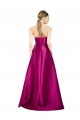 Satin V-Neck Sleeveless Long Prom Dress / Bridesmaid Dress Essex