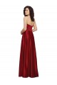 Satin Strapless Sleeveless Long Prom Dress / Bridesmaid Dress Essex