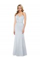 Satin Strapless Sleeveless Low Back Long Formal Evening Gown / Prom Dress / Bridesmaid Dress Essex