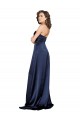 Silk like Satin Sweetheart Sleeveless Low Back Long Formal Evening Gown / Prom Dress / Bridesmaid Dress Essex